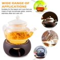 thumbnail image 5 of Ceramic teapot warmer, ceramic warmer, tea warmer with 3 candles and cushions, teapot warmer, warmer for beverages, tea, milk, 5 of 5