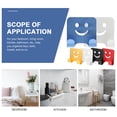 thumbnail image 2 of Shisuyan 6 pcs Back Door Strong Stick Hook Hanging Clothes Hook Traceless No Nail Towel Hook for Home Use (Assorted Color), 2 of 8