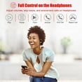 thumbnail image 2 of Bluetooth Headphones, Best Wireless Sports Earphones w/Mic IPX7 Waterproof HD Stereo Sweatproof in-Ear Earbuds Gym Running Workout 8 Hour Battery Noise Cancelling Headsets, 2 of 8