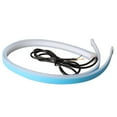 thumbnail image 4 of Lámpara de circulación diurna LED para coche con luz de dirección, luz de dirección con serpentina de dos colores, tira de guía de luz ultrafina, lámpara con forma de ojo lloroso, blanca y amarilla, 4 of 5