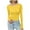Yellow, variant on Jalioing Women's Trendy Crop Tops Long Sleeve Boat Neck Fashion Solid Shirts Slim Going Out Tees Outfits