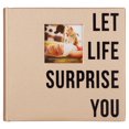 thumbnail image 1 of Pinnacle Frames and Accents 2UP Let Life Surprise You Photo Album, 1 of 5