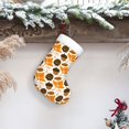 thumbnail image 6 of Salouo Autumn Woodland Characters Print Christmas Stockings,Large Xmas Stocking Set of 1 Holiday and Farmhouse Stocking for Christmas Holiday Party Decoration(17.7*11 Inch), 6 of 7