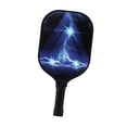 thumbnail image 4 of Raqueta de Pickleball profesional shamjiam Patrón azul negro con agarre antideslizante y transpirable, 4 of 8