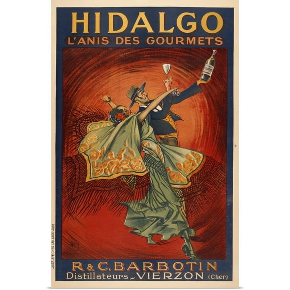 GBC | "Hidalgo, l'Anis des Gourmets" Art Print - 20x30