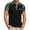 Black, variant on Polo Shirts for Men Short Sleeve Casual with Color Block Chest Pocket Relaxation Button Collared T Shirts for Man