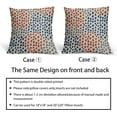 thumbnail image 6 of Blue Orange Pillow Covers 20x20 Set of 2 Boho Design Gray Dot Throw Pillows Modern Trendy Fall Print Decorative Outdoor Pillowcase Holiday Cushion Cover Linen Case Decor for Sofa Couch Bed, 6 of 6