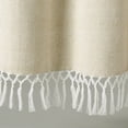 thumbnail image 6 of Lush Decor Tucker Stripe Yarn Dyed Cotton Knotted Tassel Cotton Shower Curtain, 72x72, Taupe, Single, 6 of 7