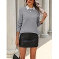 thumbnail image 4 of Zeagoo Womens Wool Blend Sweater Crewneck Long Sleeve Tops Fashion Clothing, 4 of 6