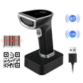 thumbnail image 1 of Scanner Wireless QR 2D Barcode Scanner with Cradle Handheld USB Wired Bar Code Reader Support Paper and Screen Compatible with   Mac Manual/ Continuous/, 1 of 6
