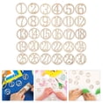 thumbnail image 1 of BESTYASH 30pcs Paintable Number Wood Circular for Crafts Homeowners Crafters, 1 of 7