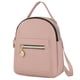 thumbnail image 2 of Mochila de piel sintética para mujer, bonita mochila informal con bolsillos con cremallera, bandolera convertible, 2 of 8