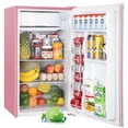 thumbnail image 4 of Upstreman Mini Fridge with Freezer, 3.2 Cu.Ft Small Refrigerator Single Door Compact Refrigerator for Dorm Office, Adjustable Thermostat, Low Noise, BR321 Pink, 4 of 11