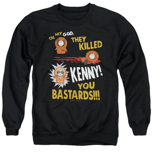 South Park Dead Kenny Unisex Adult Crewneck Sweatshirt,Dead Kenny, X-Large