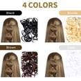 thumbnail image 3 of OFEFE Elastic Hair Ties,2000pcs Mini Elastic Hair Bands with Organizer Box, Clear Hair Ties, Hair Accessories Set for Women, Neutral Colors, 3 of 10