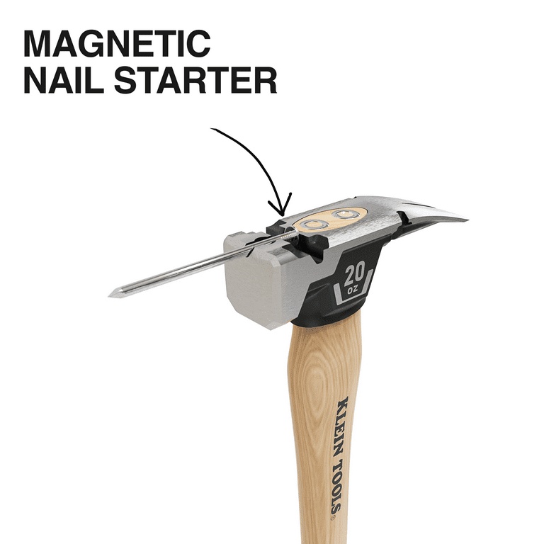 Klein Tools H80920HS Smooth Face Hickory Handle Hammer, 20 oz
