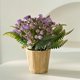 thumbnail image 5 of Bonsái artificial | Arreglo floral y de lavanda artificial | Decoración para el hogar y la oficina: ideal para la sala de estar, la entrada o estanterías | Vegetación artificial en jarrón moderno, 5 of 6
