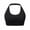 01 Black, variant on Halter Neck Sports Bra for Women Push Up Sexy Backless Stretch High Impact Wireless Yoga Bras