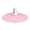 thumbnail image 4 of Set Of 4 Pink Maneki Neko Cat Reusable Silicone Coffee Tea Mug Cup Cover Lids, 4 of 5