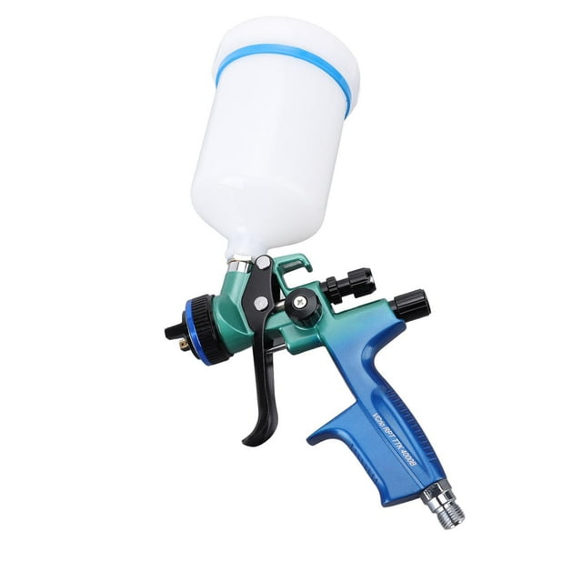 Pistola Pulverizadora De Pintura, Taza De 600 Ml, Boquilla De 1,3 Mm, Pistola De Pintura Pulverizadora De Aire, Pulverización Uniforme Ligera G1/4 Para Mantenimiento De Muebles Y