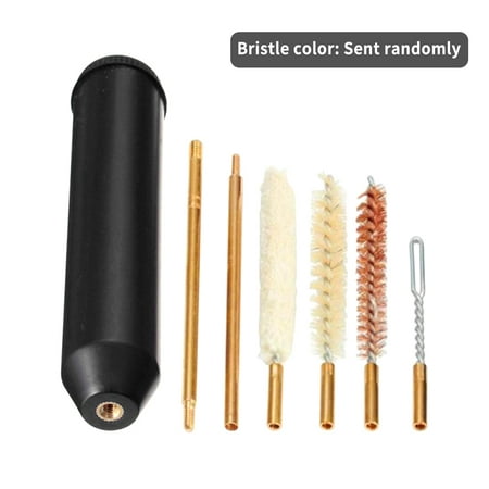 

7pcs Rods Easy Use Pistol Cleaning Kit Pocket Size Bore Brush For Cal 38 357 9mm