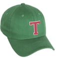 thumbnail image 1 of Daxton Classic 3D Varsity White Rose Initial Letters Baseball Dad Hat, Kelly Green, Letter T, 1 of 2