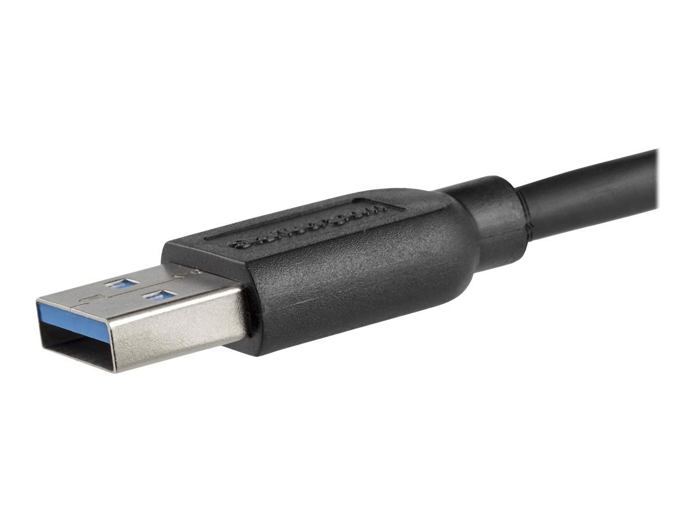StarTech.com 2m (6ft) Slim SuperSpeed USB 3.0 A to Micro B Cable - M/M