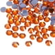 thumbnail image 1 of Uxcell Strass Hotfix Gemas de Cristal de Fondo Plano para Decoración de Ropa DIY Rojo Naranja 1.6mm, 1 of 5