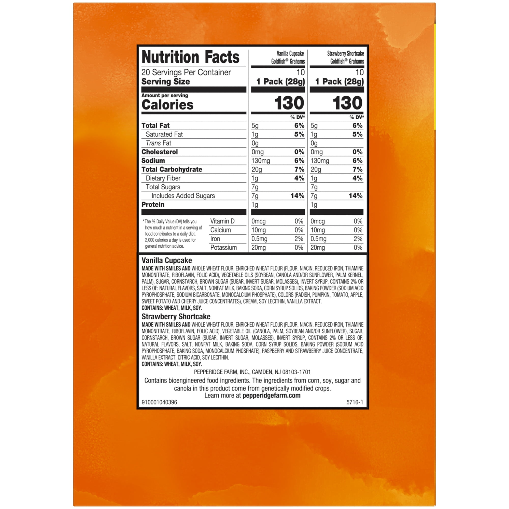 Goldfish Grahams Baked Graham Crackers Multipack, 20 Packs