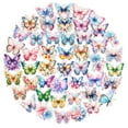 thumbnail image 1 of 50 pegatinas estéticas de PET con forma de mariposa para decoración DIY, 1 of 2