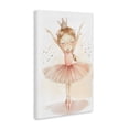 thumbnail image 2 of Stupell Industries Eclectic Crowned Ballerina with Flowers Canvas Art, 24 x 36, by Creative Studio, 2 of 8