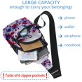 thumbnail image 5 of ERJLKXP Oil Painting Spring Flowers Small Mens Women Crossbody Chest Bag, Travel Over Shoulder Sling Bag Backpack Men Side Bag,Daypack, 5 of 6