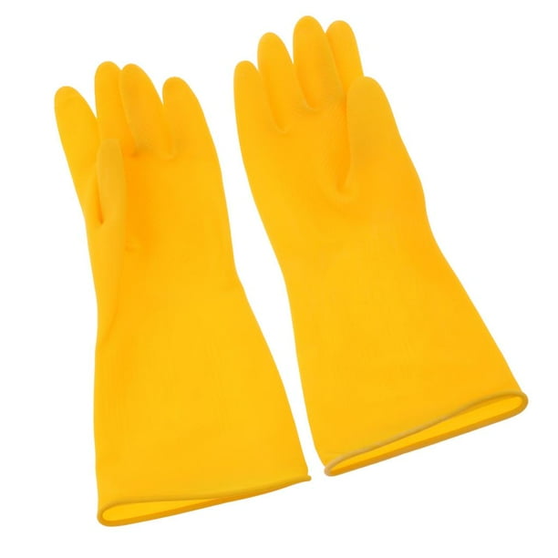Heavy Duty Industrial Rubber Latex Gloves Work Gloves S M Walmart