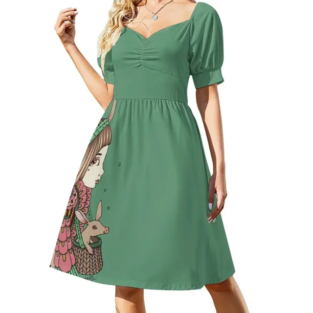 Vestido de manga corta Candy & Rosehip, vestidos de fiesta, vestidos de novia para mujer
