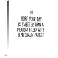 thumbnail image 1 of Global Gallery's 'Leprechaun Fart II' By Michael Mullan Stretched Canvas Wall Art, 1 of 4
