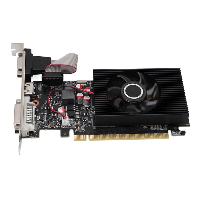 Tarjeta Gráfica 4 GB, Metal Y PCB Tarjeta Gráfica PCI Express X8 3.0 Bajo Consumo De Energía Silencio 128 Bits Condensador De Estado Sólido Para Computadora De Escritorio