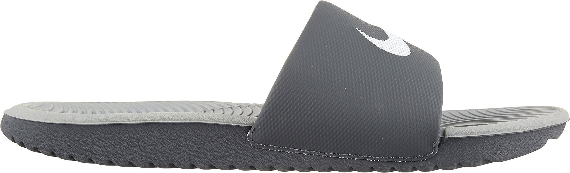 FZ Merchandise - Nike Men's Kawa Slides, Grey/White, Medium 10 ...