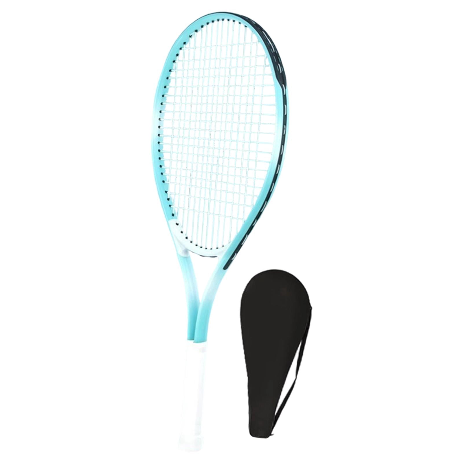 harayaa Adult Alloy Tennis Racket Portable Pre Strung Racket for Training Tennis Racquet Blue