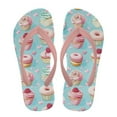 thumbnail image 2 of Psesaysky Sweet Donut Print Kids Flip Flop - Comfortable & Stylish Summer Sandal for Boys & Girls with Footbed & Non-Slip Sole Size 11, 2 of 7
