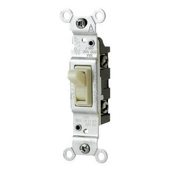 Leviton Manufacturing 7017551 15 A Toggle Framed Single-Pole