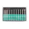 thumbnail image 1 of 12pc Universal Diamond Burr Bit Set 1/8" Shank For Rotary Tool 150 Grit, 1 of 5