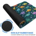 thumbnail image 6 of Long Mouse Pads for Desk,Dinosaur and Palm Tree Pattern Desk Mats on Top Of Desks, Desk Mouse Pad Extra Large with 3mm Non-Slip Base and Stitched Edge for Gaming,Office,Work,Home 47.3"x23.6", 6 of 6
