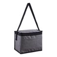 thumbnail image 2 of Bolsa térmica para comestibles, reutilizable, Oxford, con cremallera, para el hogar, lonchera Gris, 2 of 9
