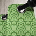 thumbnail image 4 of Ambesonne Modern Grommet Curtain, Stars Geometric Shapes, 50" x 54", Lime Green, 4 of 6