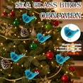 thumbnail image 4 of Sea Glass Birds Ornament, Cardinal Bird Christmas Tree Ornaments, Bird Ornaments for Christmas Tree, Holiday Keepsake Gift for Birds Watcher Collection, 4 of 9