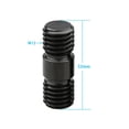 thumbnail image 3 of Standard 15mm Rods Pack with Extendable M12 Thread Rod Cap Connectors Aluminum Alloy Rods Combination Camera Rail Rod 2 X 350mm, 3 of 6