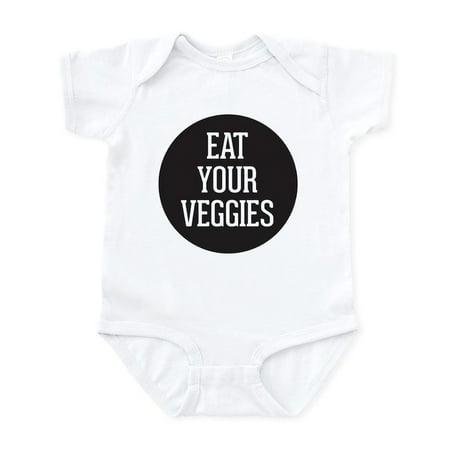 

CafePress - Eat Your Veggies Baby Light Bodysuit - Baby Light Bodysuit Size Newborn - 24 Months