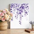 thumbnail image 2 of Canvas Wall Art, Purple Eucalyptus Framed Canvas Prints for Bathroom Hallway, Botanical Plant Rustic Branch Floral Small Gallery Wrapped Wall Decor for Home Office, Gifts, 8"x10" Ship Next Day, 2 of 9