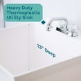 thumbnail image 6 of Tehila 19 Gallon Laundry Sink with Chrome Utility Faucet, 6 of 9