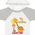 thumbnail image 4 of Inktastic My Grandma Loves Me Giraffe Boys or Girls Baby Bodysuit, 4 of 5
